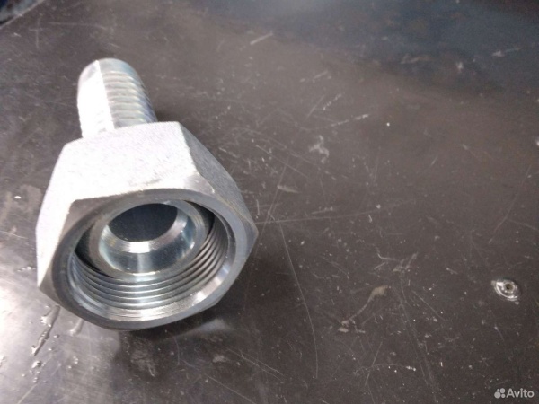 Фитинг для шланга рвд Ду25 BSP 1,1/4” 0гр