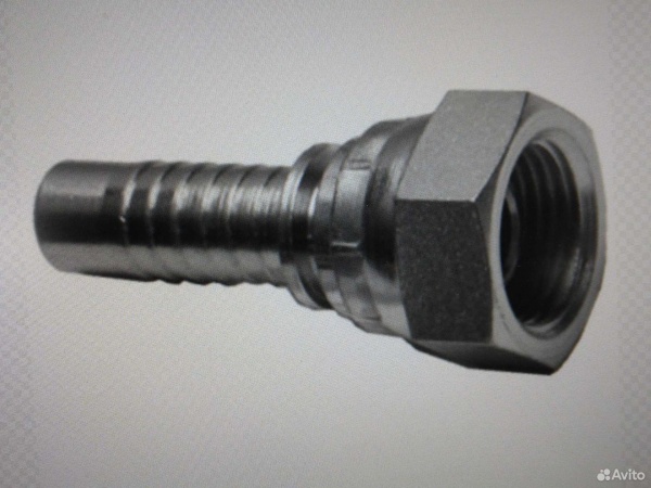 Фитинг для шланга рвд Ду6 BSP 1/8” 0гр
